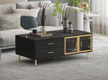 Coffee Table With Marble Top | Buy the Best Office Furniture in Pakistan at the Best Prices | office furniture near me | furniture near me