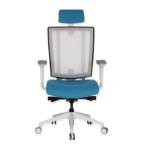Promax-High Back Revolving Chair White Frame | Furniture near me | Furniture Store near me | Furniture market near me | office furniture near me