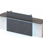 Custom Wooden Counter Reception Table | Furniture near me | Furniture Store near me | Furniture market near me | office furniture near me