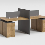 Desk 4 Seats with Drawers | Furniture near me | Furniture Store near me | Furniture market near me | office furniture near me