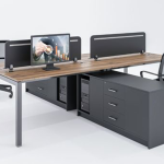 Functional Workstation Desk Clusters for Ergonomic Workspaces | Furniture near me | Furniture Store near me | Furniture market near me | office furniture near me