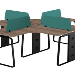 Lunar Grid Workstation for 4 Person | Furniture near me | Furniture Store near me | Furniture market near me | office furniture near me