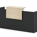 Melamine Front Reception Desk (R45) | Furniture near me | Furniture Store near me | Furniture market near me | office furniture near me