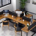 Modern Workstation For 4 Person | Furniture near me | Furniture Store near me | Furniture market near me | office furniture near me