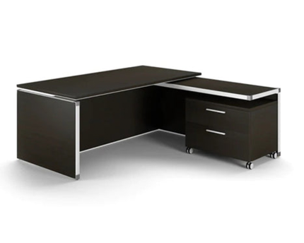 Carmel L-shaped Office Desk With Suspended Pedestals | Furniture near me | Furniture Store near me | Furniture market near me | office furniture near me | Furniture near me | Furniture Store near me | Furniture market near me | office furniture near me