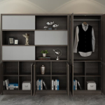 MDF Wooden 6 Doors Office File Cabinet Bookshelf | Office Furniture | Furniture near me | Furniture Store near me | Furniture market near me | office furniture near me