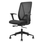 Leo-Black Staff Chair | Office Furniture | Furniture near me | Furniture Store near me | Furniture market near me | office furniture near me