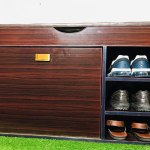 Sit & Store Shoes Rack | shoes rack wood | wooden shoe rack daraz