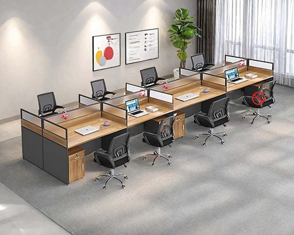 Workstation Rectangle Cubicle Desk