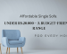 Affordable single sofa under 20000 in Pakistan