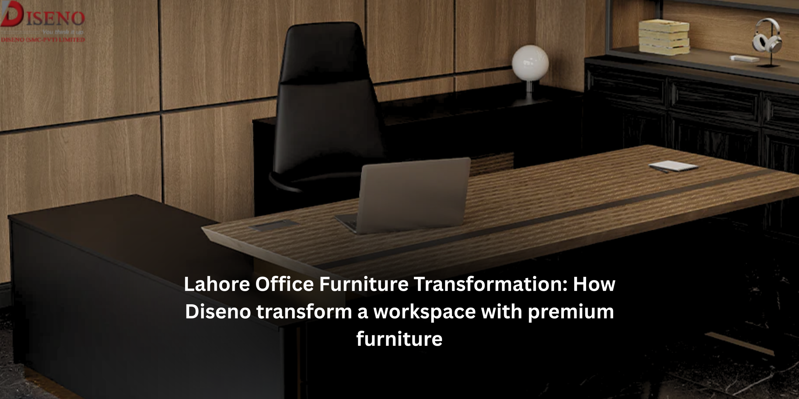 Premium Lahore office furniture setup by Diseno featuring ergonomic office chairs and modern office tables