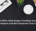 Professional office table designs